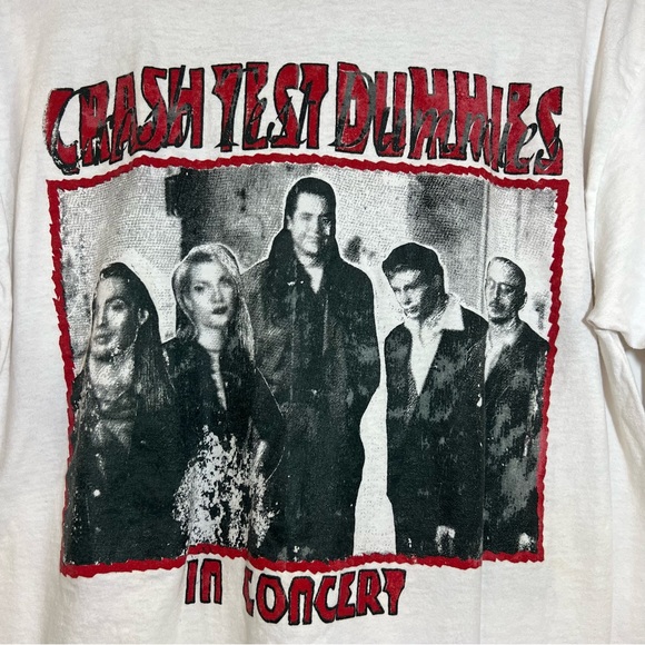 Vintage 1994 Crash Test Dummies Concert Tour T Shirt XL - Picture 5 of 11